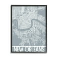 thumbnail image 2 of Stupell Industries New Orleans City Map Geometric Streets Transportation Louisiana, 24 x 30, Design by Daphne Polselli, 2 of 5