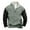Gray, variant on Quinlirra Mens Sweatshirts Hoodies Men Casual Fashion Stand Collar Color Block Zipper Pullover Long Sleeve Tops Sweatshirt