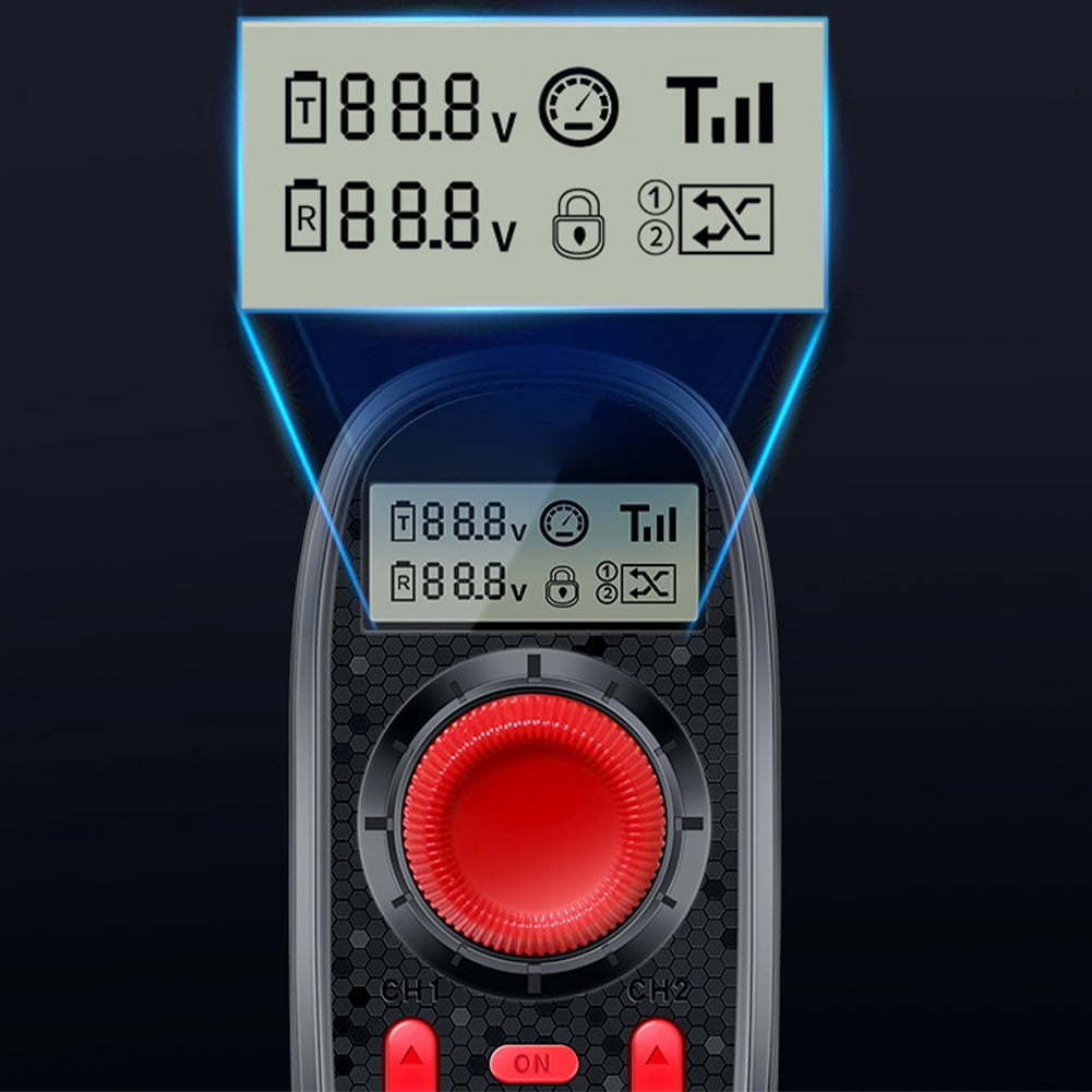 Ana DS 600 Transmitter Receiver for RC Boat LCD Screen Rechargeable Battery