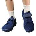 thumbnail image 6 of Toddler Shoes,Breathable Sneakers for Adventure Sports Versatile Gym Yoga Outdoor Activities Non Lightweight Shoes,Toddler Boy Shoe,31,Dark Blue, 6 of 7