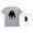 Dad Gray / Baby White, variant on Baby & Papa Bear Men's T-shirt & Baby Bodysuit Outfit Father & Son Matching Set Dad Gray Small / Baby Gray 24M (18-24M)