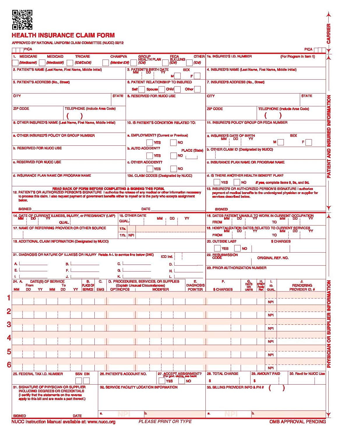 new-cms-1500-02-12-health-insurance-claim-form-25-forms-walmart