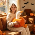 thumbnail image 3 of Cthrlog Stuffed Animal – Cute Weighted Plushies Bedtime Soft Plush Toy, Duck in Pumpkin Design for Halloween Decor & Play, Gifts for Kids Toddlers, 3 of 6