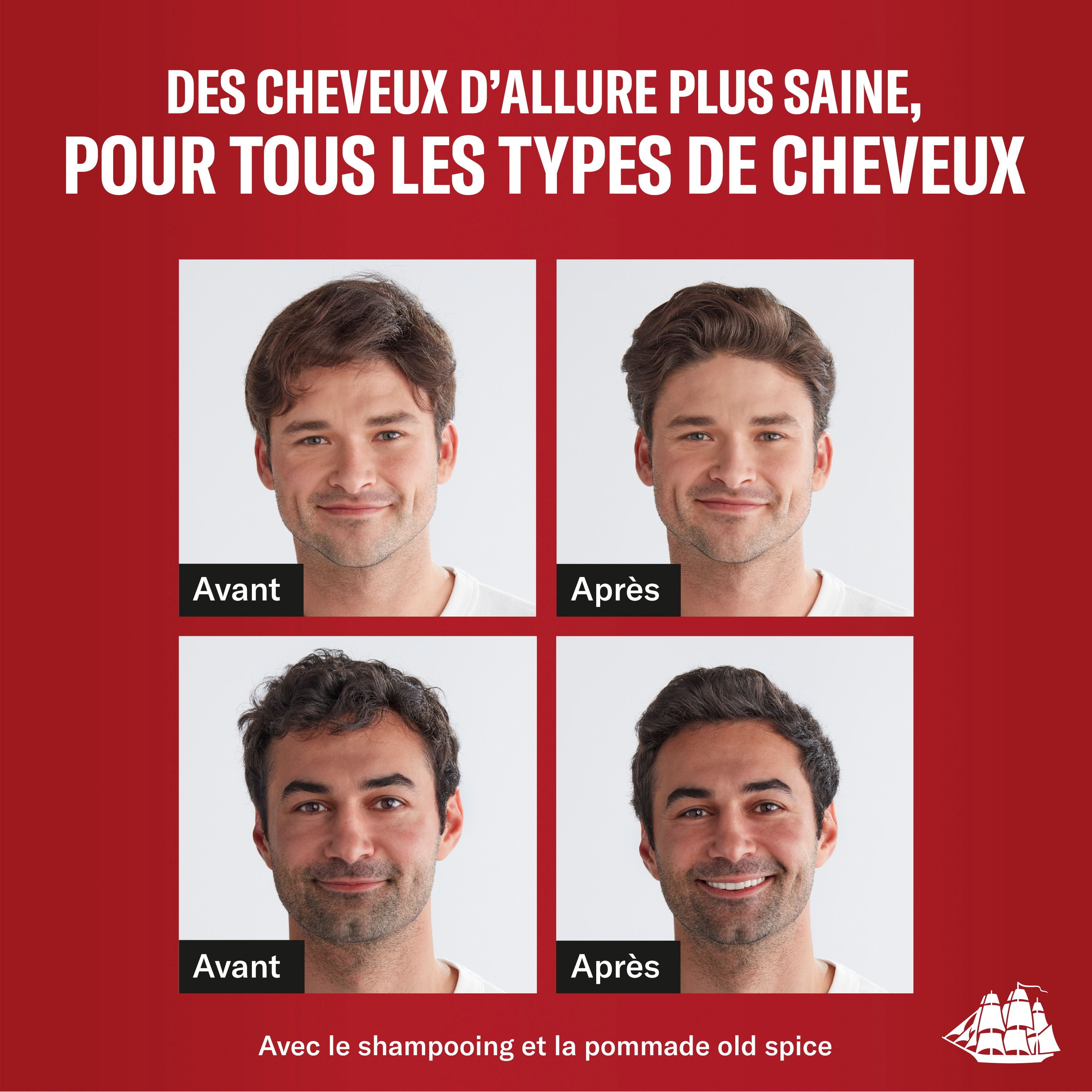 Old Spice Swagger 2en1 Shampooing et Revitalisant pour Hommes