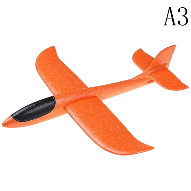 42*44cm Hand Throw Flying Glider Planes Foam Aircraft Model Outdoor Gift Toys US 