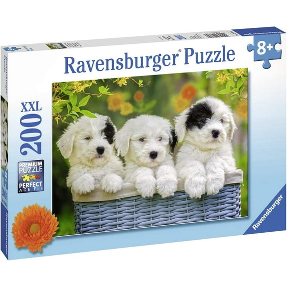 Ravensburger 200 Piece Puzzle Puppies 127658