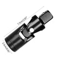 thumbnail image 4 of AOOOWER 1/2" Universal Joint Set Ratchets Angle Extension Bar Sockets Connectors Adapters, 4 of 13