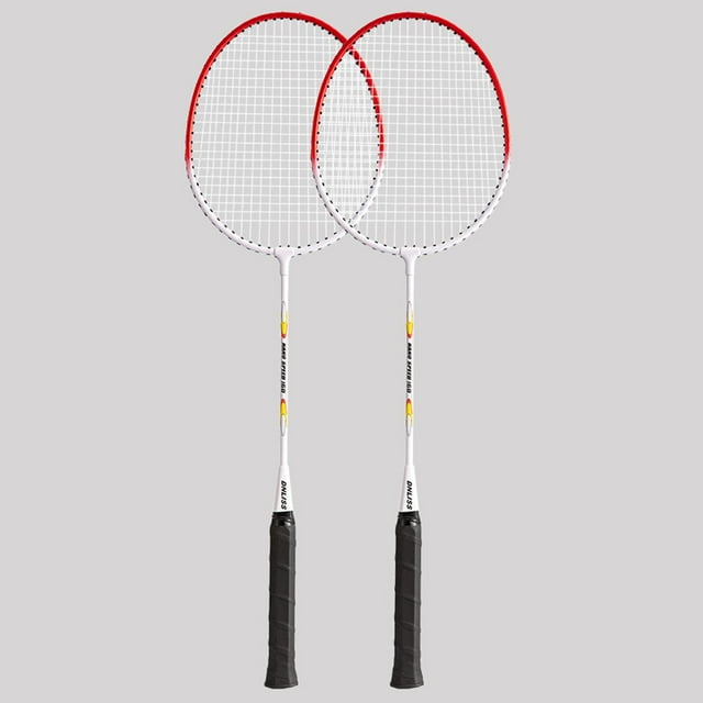 Juego de 2 raquetas de bádminton, raquetas de bádminton ligeras y duraderas. sin bolsa