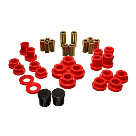 - Energy Suspension 00-09 Honda S2000 Red Rear End Control Arm Bushing Set