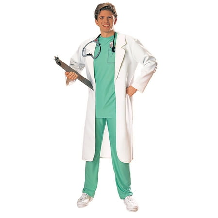 Doctor Mad Scientist Lab Coat Adult Unisex Costume R15384