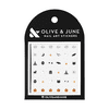 Olive & June Nail Art Stickers, Halloween Mix, 36 Ct