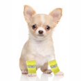 thumbnail image 4 of Unique Bargains Pack of 4 Dog Leg Soft Knitted Dog Socks Joint Protection Yellow Cat M, 4 of 7