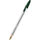 thumbnail image 1 of Bolígrafo BIC Cristal, tamaño mediano, punta de 1 mm, color verde, paquete de 50, 1 of 3