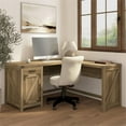 thumbnail image 3 of Pemberly Row Bureau en L 60W avec Armoire en Pin Récupéré, 3 of 11