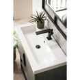 thumbnail image 2 of James Martin Vanities 31.5" Single Vanity, Ash Gray, Matte Black, w/ White Glossy Composite Stone Top, 2 of 6