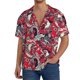 thumbnail image 1 of Fotbe Rooster Head Camisa Estampada de Manga Corta para Hombre, Casual de Verano, Estilo Playero, Sin Arrugas-XX-Large, 1 of 5