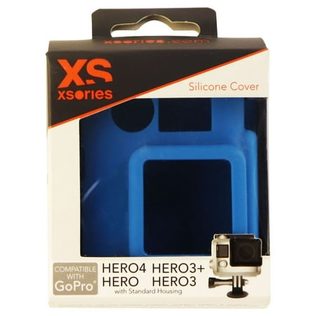 Image of XSories Silicone Cover Case for GoPro Hero Hero 3 3+ and Hero 4 - Blue