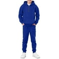 thumbnail image 3 of Mercatoo Boys Sweatsuit Set 2 Piece Quarter Zipper Hoodies Pullover Sweatshirts Athletic Joggers Teen 𝐓racksuit Pants Sets, 3 of 9