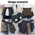 thumbnail image 2 of Multipurpose Gardening Tool Apron with Adjustable Waist Strap Multiple Pockets Waist Belt Apron Bag for Women and Men, 2 of 9