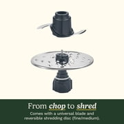 Cuisinart 5-Cup Chop & Shred Food Processor, Compact Design, Reversible Shredding Disc
