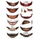 thumbnail image 1 of Pegatinas De Tatuaje Temporal De Halloween 3D Payaso Horror Boca Tatuaje Para Heridas Pegatinas Para Adultos Accesorios De Halloween Para Fiesta De Disfraces 12 Uds seitruly HA038433-00, 1 of 6
