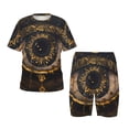 thumbnail image 1 of Fotbe Mystical Golden Eye Pijama Estampada de 2 Piezas para Niños – Ropa de Dormir de Manga Corta Cómoda para Niños y Niñas, Camiseta y Shorts de Algodón-XX-Large, 1 of 5
