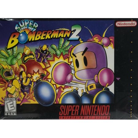 Restored Super Bomberman 2 (Super Nintendo  1994) SNES Maze Game (Refurbished)