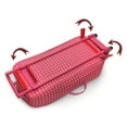 thumbnail image 4 of Badger Basket Doll Travel Trolley and Carrier with Bed and Bedding for 18 inch Dolls - Pink/Star, 4 of 7