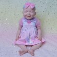 thumbnail image 2 of Muñeca Reborn Baby Doll AISITE, totalmente de silicona, 45 cm, con ropa y acceso., 2 of 6