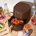 thumbnail image 3 of Beautiful 3 Qt Air Fryer with TurboCrisp Technology, EverGood Non-Toxic Ceramic Nonstick Coating, Chocolate by Drew Barrymore, 3 of 13