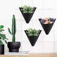 thumbnail image 5 of Bolsa para Plantas de Pared de jardín de 1 Pieza, Bolsillo para Plantar Vertical, Bolsa para Plantar Colgante, diseño Triangular para Exteriores, Interiores, hogar, decoración, Patio (Negro) 8, 5 of 5
