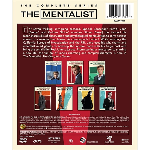 The Mentalist: The Complete Series (Box Set) [DVD] - Walmart.ca