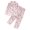 AB324 Pink, variant on Tisuna Kids Girls Fall Pajamas Set Soft Long Sleeve Lapel Collar Star Print Tops And Pants Sleepwear Children'S 2 Pieces Loungewear Clothes Set Size 11-12 Years