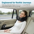 thumbnail image 3 of Adjustable Neck Pillow for Traveling, 100% Pure Memory Foam Travel Pillows for Airplanes, Portable Plane Accessories with Eye Mask & Earplugs, Comfortable Flight Pillow for Long Trips, 3 of 8