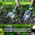 thumbnail image 4 of WORKPRO Garden Tool Set, 5 Pieces Gardening Work Gifts, Cast Aluminum Outdoor Hand Tools Kit for Men and Women, Including Trowel Transplanter Weeder Hand Fork Cultivator, 4 of 7