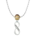 thumbnail image 1 of Delight Jewelry Mother Infinity Sign Mia Monkey Charm Necklace, 1 of 4