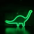 thumbnail image 5 of Bonita luz nocturna de dinosaurio para niños, regalo, letreros de neón LED de dinosaurio, lámpara de dinosaurio para decoración de pared, decoración de dormitorio, decoración de fiesta en casa, decora, 5 of 5