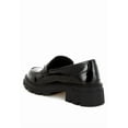 thumbnail image 3 of London Rag Gleam Stride Faux Leather Womens Chunky Loafers, 3 of 10