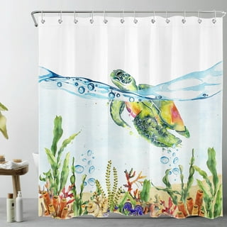 Turtle Shower Curtains