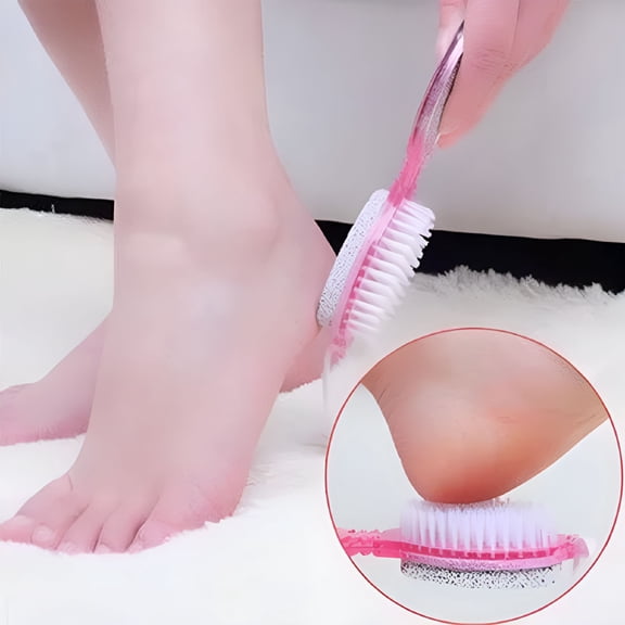 ACDANC 4 IN 1 Foot Care Brush Scrubber Pedicure Exfoliate Remover Brush