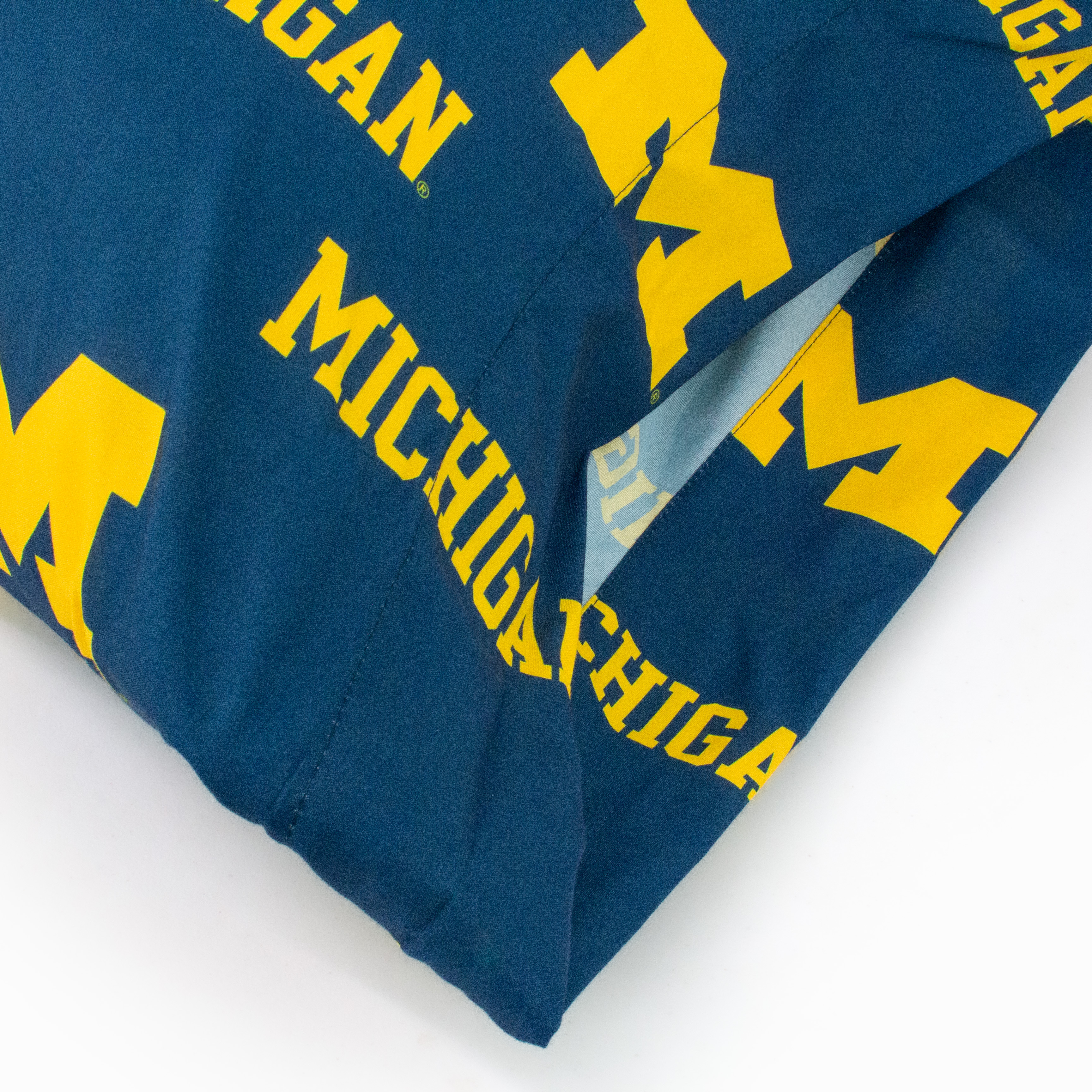 Michigan Wolverines Pillowcase Pair, King, 20" x 40" (2 King Pillowcases)