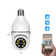 thumbnail image 2 of Cámara de seguridad con cámara de bombilla inteligente BEMS-1080P, cámara de bombilla inalámbrica, cámara panorámica interior y exterior WiFi de 360 grados (1 unidad-blanco), 2 of 5