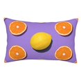 thumbnail image 1 of Fotbe Yellow Lemon And Orange Funda de Almohada Decorativa Estilo Occidental, Lujo en Algodón, Fundas para Almohadas King, Cojín Estampado para Decoración del Hogar-20"x30", 1 of 6