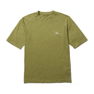 Wolverine Edge Short Sleeve Wicking Tee Men Green Moss Heather