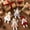 White, variant on PiGOGI Christmas Decorations Fabric Angel Doll Hanging Ornament with Golden Halo for Tree Mantel Holiday Decor