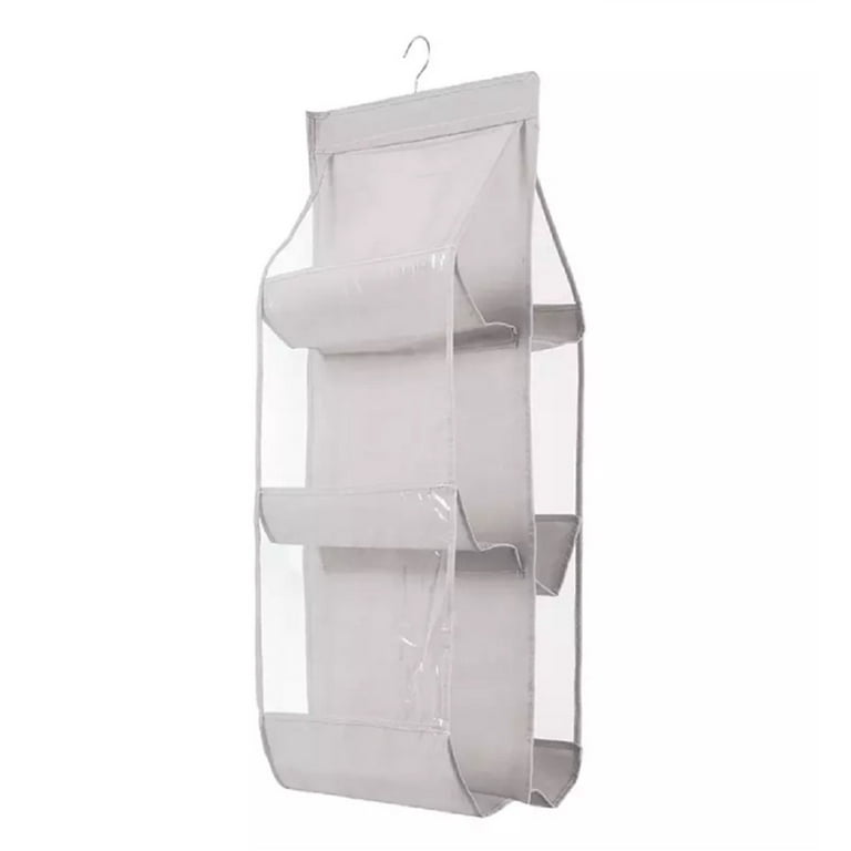 6-Pocket Hanging Handbag Organizer - Space-Saving Bag Storage Holder for  Wardrobe Closets TIKA 