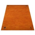 thumbnail image 4 of Rugsotic Carpets Handmade Rugs Hand Knotted Loom Rectangle 5'x8' Orange Wool for Indoor Use, 4 of 5