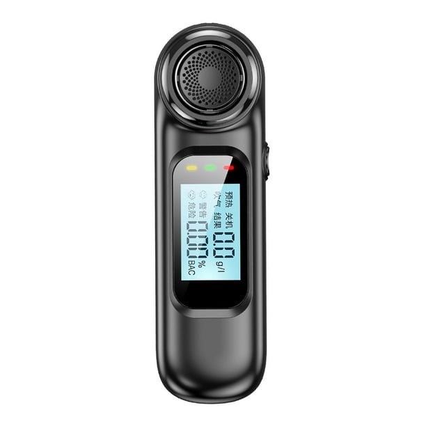 Alcoholímetro portátil con batería, analizador de aliento, Detector de alcoholímetro Digital