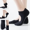 thumbnail image 6 of Cheers.US 2 Pairs Non Slip Grip Yoga Socks for Women with Cushion for Pilates, Barre, Home, 6 of 7