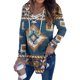 thumbnail image 2 of Camiseta de manga larga con cuello en V para mujer Fridja ghj987+2089, 2 of 6